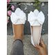 thumbnail image 3 of New Arrival Women's Outdoor Pointed Toe Shallow Mouth Flat Shoes With Butterfly Knot, Rose Medium Washed Cloth Soft Sole Work, Driving Loafers, 3 of 4