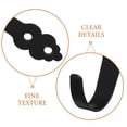 thumbnail image 3 of unbranded 10Ud Negros De Metal Para Pared Para Colgar Prendas Y Toallas En, 3 of 8