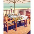 thumbnail image 2 of Outdoor Tablecloth with Umbrella Hole & Zipper, Thanksgiving Rabbit Rectangle Tablecloth 60x84 Inch, Autumn Pumpkins Sunflowers Leaves Patio Table Cover Waterproof Table Cloth for Picnic/Party, 2 of 6