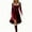 1-Wine#womens velvet christmas dress, variant on Pxkloy Vintage Velvet Dress for Women Western Fuzzy High Low Dress V Neck Long Sleeve Casual Dresses 2025 Fall Winter Outfits Pink,L