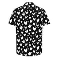thumbnail image 4 of biudgviw Hawaiian Shirt for Men Lightweight Heart Print Graphic Tee Tops Summer Beach Short Sleeve Casual T Shirt S-XXXL, 4 of 5
