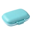 thumbnail image 1 of Portable 8-Compartment Pill Organizer with Double Lock - Daily Medication Case for Purse/Travel, Leakproof Small Box, 1 of 6