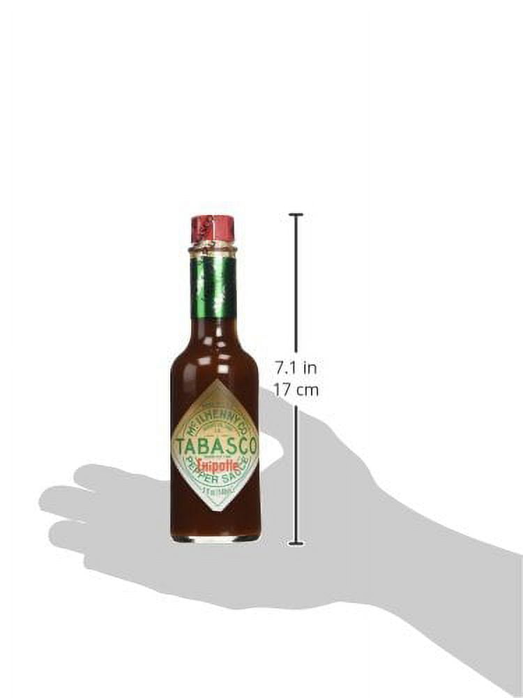 Tabasco Brand, Chipotle Hot Sauce, 5oz Bottle (Pack of 3)