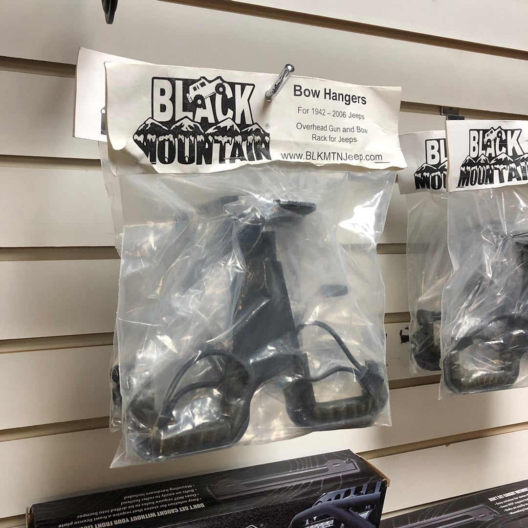 Black Mtn BMTPRJK-BH Gun/Bow/Rod Hanger Use w/ Black Mountain Gun Rack Set Of 2