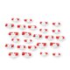 thumbnail image 5 of Inteprter 25 piezas Navidad Clips calcetines DIY copo de nieve alce Clip fotos pared lindas clavijas decoración del hogar para Año Nuevo boda Copo de nieve 1*35mm 2Conjunto, 5 of 6