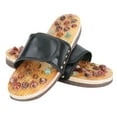 thumbnail image 2 of Zapatillas de masaje de pies unisex con piedra de ágata para estimular los puntos de acupuntura y cuidar la salud (negras) Negro 43, 2 of 12