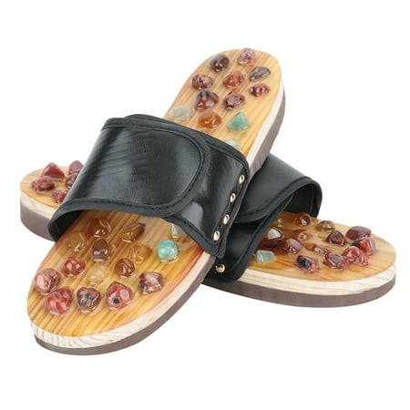 

Health Care Slippers Multiple Sizes Massage Slippers Unisex Practical Comfortable Exquisite Black For Health Care Living Room Black 37