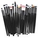 thumbnail image 3 of Juego de 20 brochas de maquillaje, base en polvo, sombra de ojos, delineador de ojos, brochas cosméticas para labios, kit de aseo de maquillaje, ideal para uso profesional y diario Adepaton HMHZ158-1, 3 of 7