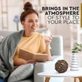 thumbnail image 2 of Metal Decorative Sphere for Home Decor - Decorative Balls for Shelves, Centerpiece Bowls, Bookshelf - Decoration Orbs Accents for Living Room, Bedroom - Antique Brown Shelf Spheres, 2 of 4