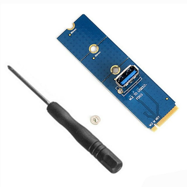 Transfer Card USB 3.0 High Speed Adapter M.2 NGFF to PCI-E X4 Riser Extender Card for Mining
