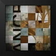 thumbnail image 2 of NOAH 15x15 Black Modern Framed Museum Art Print Titled - Divisions, 2 of 5