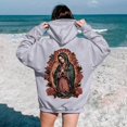 thumbnail image 3 of YUEHUA Unisex Virgin Mary Hoodie Love Printed Fashion Sport Hip Hop Hoodie Sweatshirt Pocket Jacket Pullover Tops, 3 of 7
