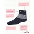 thumbnail image 3 of MeMoi  Far Out Cotton Blend Lace Ruffle Socks - Girls - Female, 8, Navy, 3 of 7