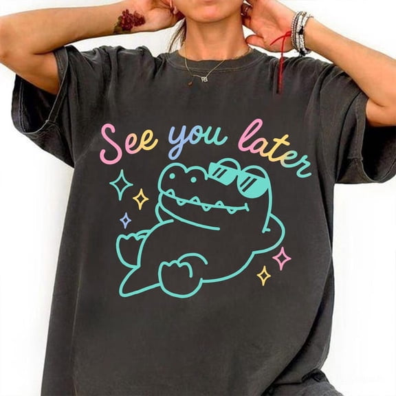 See You Later Alligator T-Shirt, Last Day of School Teacher T-Shirt, End of Year Teacher Shirt, Funny School Out's Shirt, Summer Break Shirt