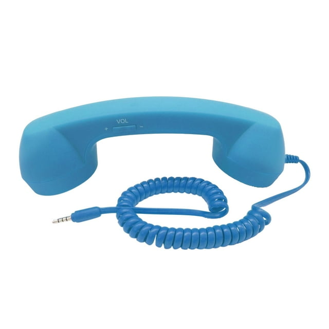 lionlar Combiné, Récepteur Mobile 3,5 mm pour Cellulaire - Bleu Clair