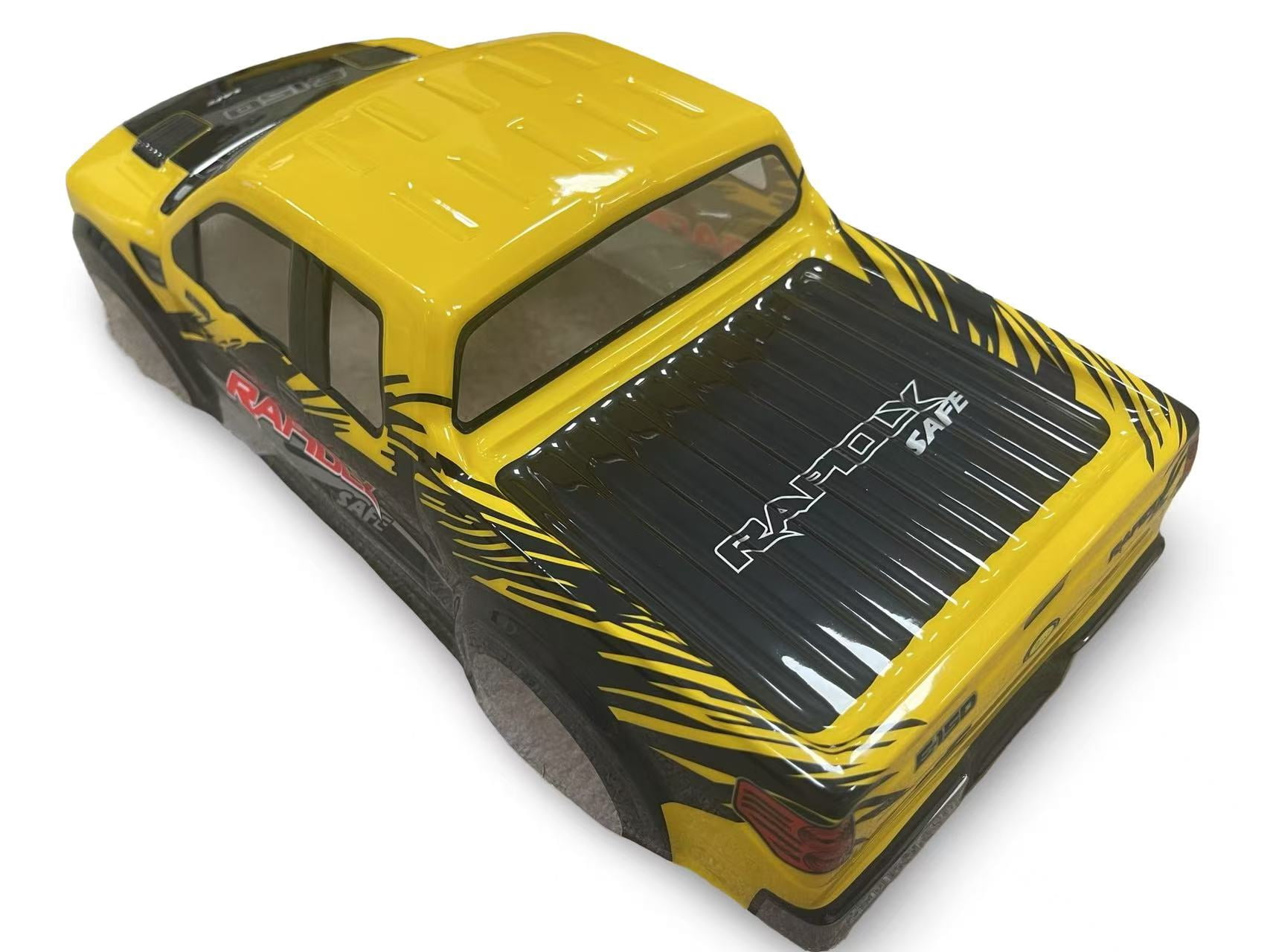 YTZ Outdoor 1/10 Scale RC Painted Drift Racing Touring Onroad Car Body Shell for Pick Up Truck Yellow F150 Style