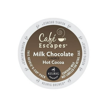 Cafe Escapes Hot Cocoa K-Cups, Milk Chocolate, 96