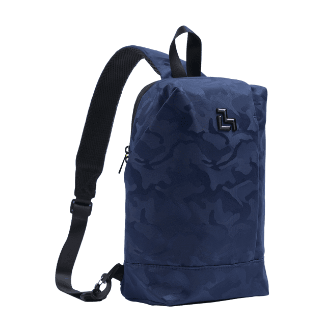 Mochila Hombre Cruzada Antirrobo LUCKMAN Modelo Enzo azul UNITALLA