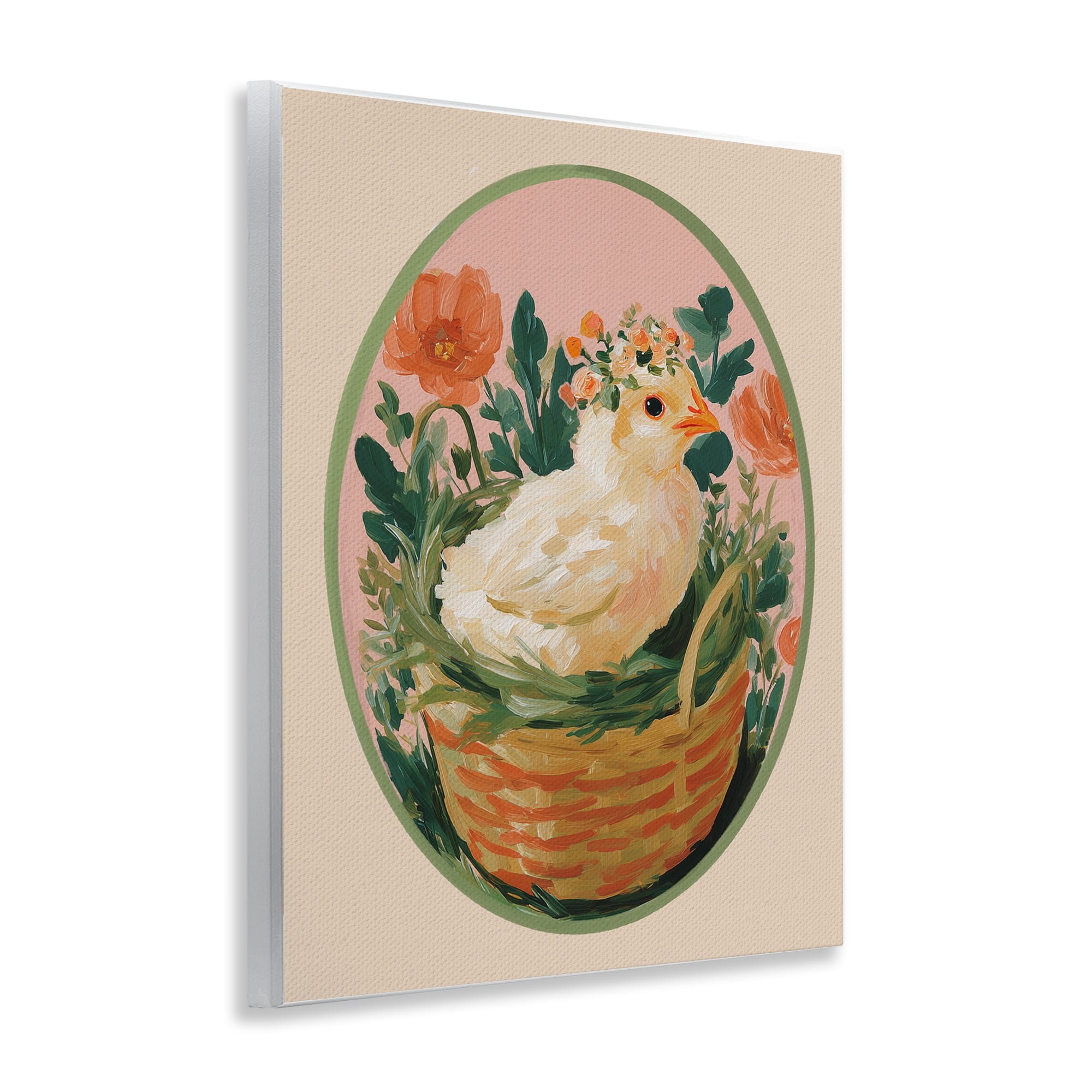 Stupell Industries Bloom Nest Chick Wall Plaque Art, design by Yen