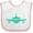 White and Pink, variant on Inktastic Cute Teal Airplane Boys or Girls Baby Bib