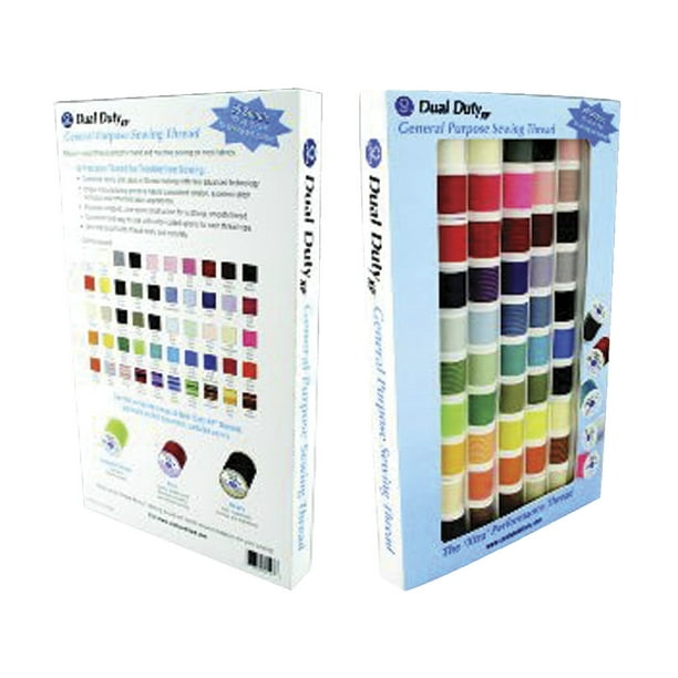 Coats & Clark Dual Duty XP General Purpose Thread Collection, Multiple Color, Pack of 50