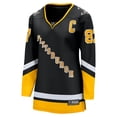 thumbnail image 2 of Women's Fanatics Sidney Crosby Black Pittsburgh Penguins Alternate Breakaway Jersey, 2 of 3