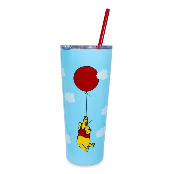 Vaso Silver Buffalo Winnie the Pooh, 650 ml, acero inoxidable