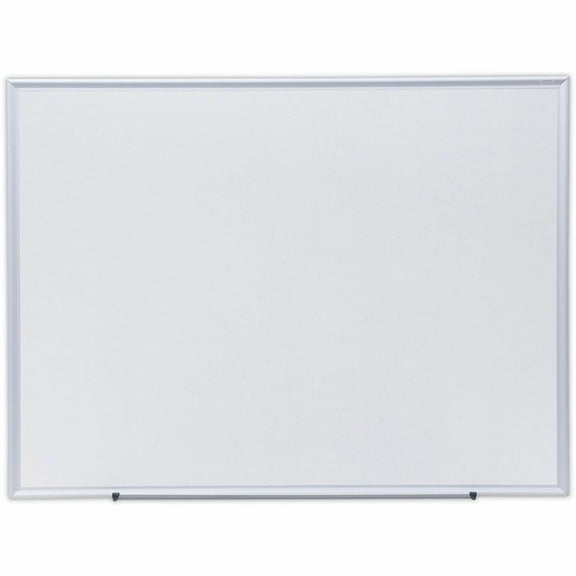 Universal Melamine Dry Erase Board, 48" x 36", Aluminum Frame