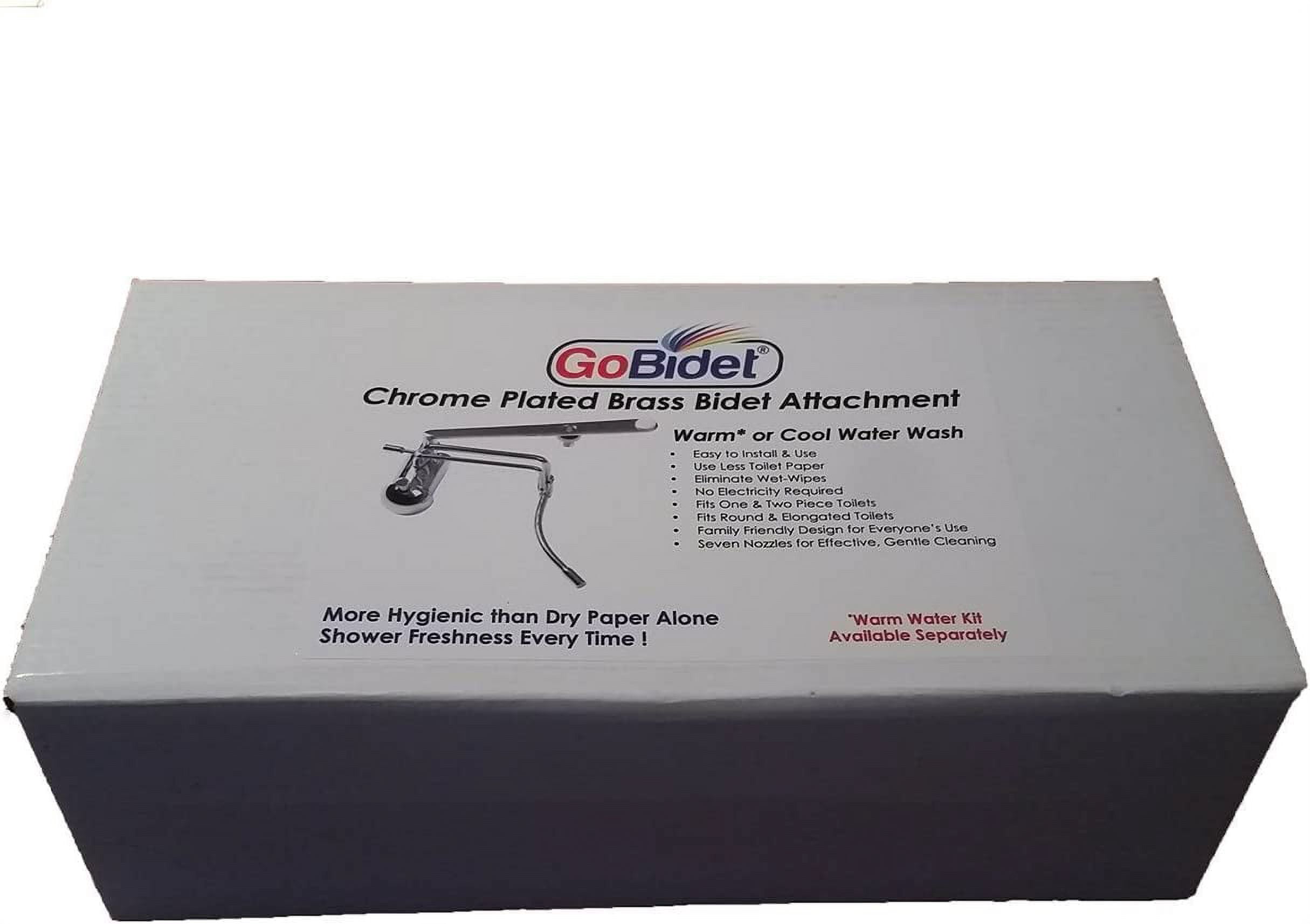 GoBidet 2003C ALL METAL Bidet Attachment in Beautiful Chromed Finish