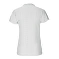 thumbnail image 6 of Giftesty Women Leisure Solid Short Sleeve V-Neck Blouses, 6 of 7