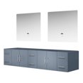 thumbnail image 4 of Dark Grey Double Bath Vanity 84 In. W X 22 D With Mirrors - 6 Drawers, 2 Compartments, Open Cabinet For Spacious Storage Space, 4 of 4