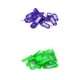 thumbnail image 1 of Etiquetas de plástico para llaves, anillos, etiquetas para equipaje, etiquetas para coche, llaveros, identificadores de llaves con anillas divididas verde morado, 1 of 9