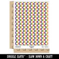 thumbnail image 2 of Oregon State Silhouette 200+ Round Stickers - Rainbow - Matte Finish - 0.50" Size, 2 of 3