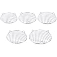 thumbnail image 4 of Round Cooking Rack, Stainless Steel Cross Wire Grill Net, Steamer Rack with Support Legs, Multifunctional Air Fryer Accessory, Cooling Rack for Baking, Grill for Home Kitchen , 12.01 Inch, 4 of 7