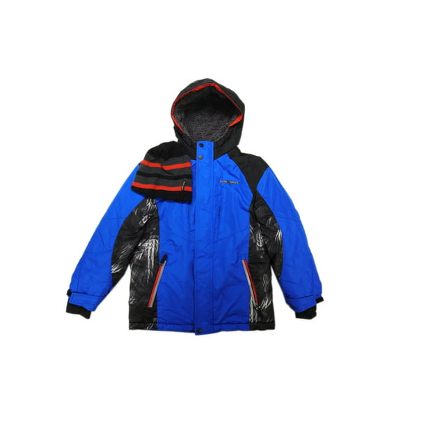 ZeroXposur Boys Size 10/12 Snowboard Hooded Jacket with Beanie, Lapis ...