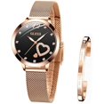 thumbnail image 1 of Relojes de muñeca para mujeres Regalos de reloj de pulsera analógica de muñequería para mujeres para mujeres esquí esquí Gafas de esquí, 1 of 5