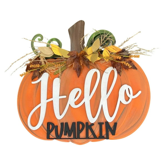 Durable Log Fall Wood Door Hanger - Farmhouse - Style Front Door and Entryway Decor