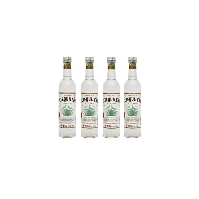 Pack de 4 Tequila El Tequileño Blanco 500 ml