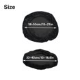 thumbnail image 2 of Toilet Lid Cover and Toilet Tank Cover, Machine Washable Seat Covers, Stretch Toilet Covers Set (Black), 2 of 6