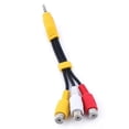 thumbnail image 3 of 1st 3.5mm Mini Aux Male Stereo to 3 RCA Female Audio Video AV Adapter Cable, 3 of 5