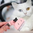 thumbnail image 3 of HISTOTREE 65mm Metal Blade Plastic Comb Pet Cat Dog Hair Removal Massaging Comb Deshedding Brush Gro, 3 of 5