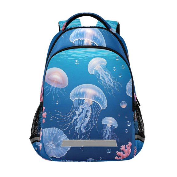 ALAZA Jellyfish Backpack Elementary School Bag Bookbag Travel Rucksack