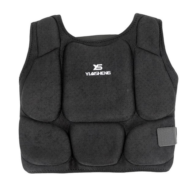 Protector de pecho de boxeo Muay Thai de artes marciales acolchado grueso MMA Sanda Sparring Protector de pecho de karate para adultos y Vario SG Soledad Guardia del pecho de Taekwondo