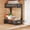 Black, variant on Versatile 2-Tier Pull-Out Under basin Organizer – Adjustable Height Metal Storage Rack with Slide-Out Cabinet Drawers – No Drilling Required – For Kitchen & Bathroom – White