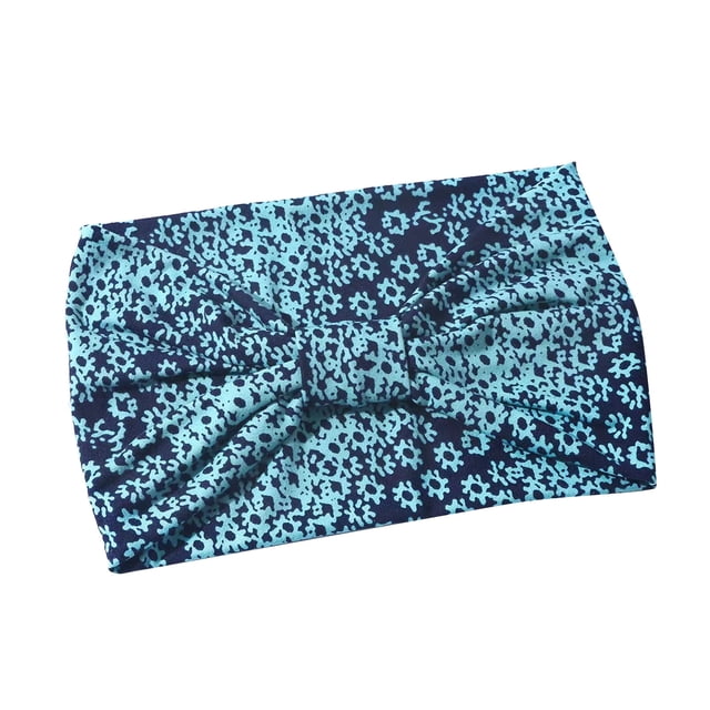 Fiudx Diademas Elegantes, Turbante de Poliéster Suave, Bandas Elásticas, Accesorios Deportivos Antideslizantes, Moda Deportiva, Regalo Elegante para Mujer, Diseño Ligero.