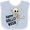 Blue and White, variant on Inktastic Happy Halloween with Dancing Skeleton Boys or Girls Baby Bib
