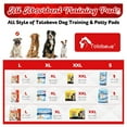 thumbnail image 6 of Tolobeve Puppy Pads Training Pads, Large, 22 in x 22 in, 100 Count Disposable Dog Pee Pet Pads, 6 of 8