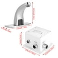 thumbnail image 4 of Brass Durable Automatic Sensor Faucet, Water-Saving Motion Activated Faucet, Electronic for Hotel Home, 4 of 8