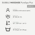 thumbnail image 5 of INTEX PureSpa Plus Bubble Massage 4 Person Inflatable Hot Tub Spa w/ Jets, 5 of 12