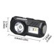 thumbnail image 2 of Luces de clip de tapa de 400 lúmenes, 5 modos de iluminación para acampar, correr, senderismo (negro), 2 of 7